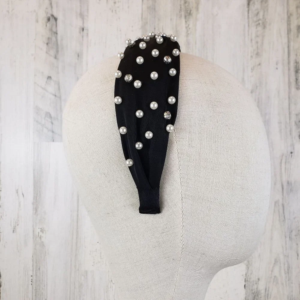 Embellished Top Knot Headband